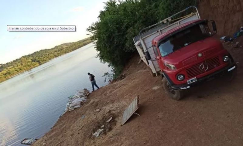MISIONES - El Soberbio: Frenaron contrabando de soja