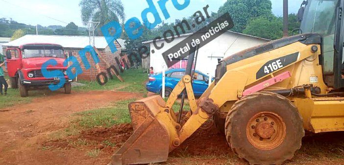 San Pedro (Misiones): Avanzan las obras en calles de los Bº Viruplak y “Escuelita”
