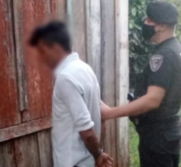 MISIONES - San Vicente: Capturaron a un hombre que estaba prófugo por atacar con un machete a otros dos