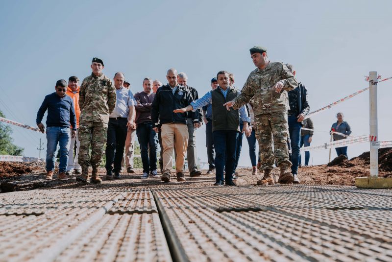 Herrera Ahuad dejó habilitado el puente “táctico” sobre el Arroyo Pindayti – Plan SIMisiones en C Grande – Agenda en Buenos Aires