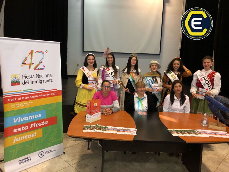 Fiesta Nacional del Inmigrante: realizaron en San Vicente la presentación de la 42ª edición