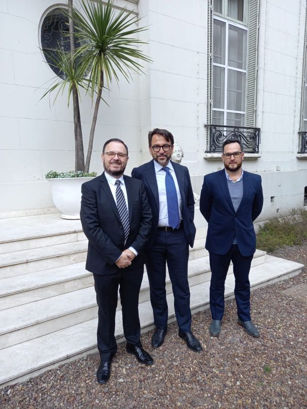 El diputado Diego Sartori y el embajador italiano Fabrizio Lucentini, trataron el intercambio comercial entre Italia y Argentina
