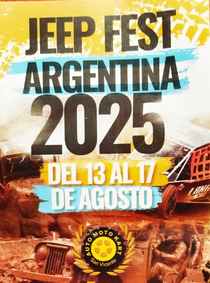 Misiones - San Vicente y la 18° Edición del Jeep Fest: 13 al 17 agosto 2025 - Galería de fotos y videos