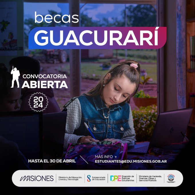 Misiones: Passalacqua anunció nueva convocatoria para la Beca “Andrés Guacurarí”