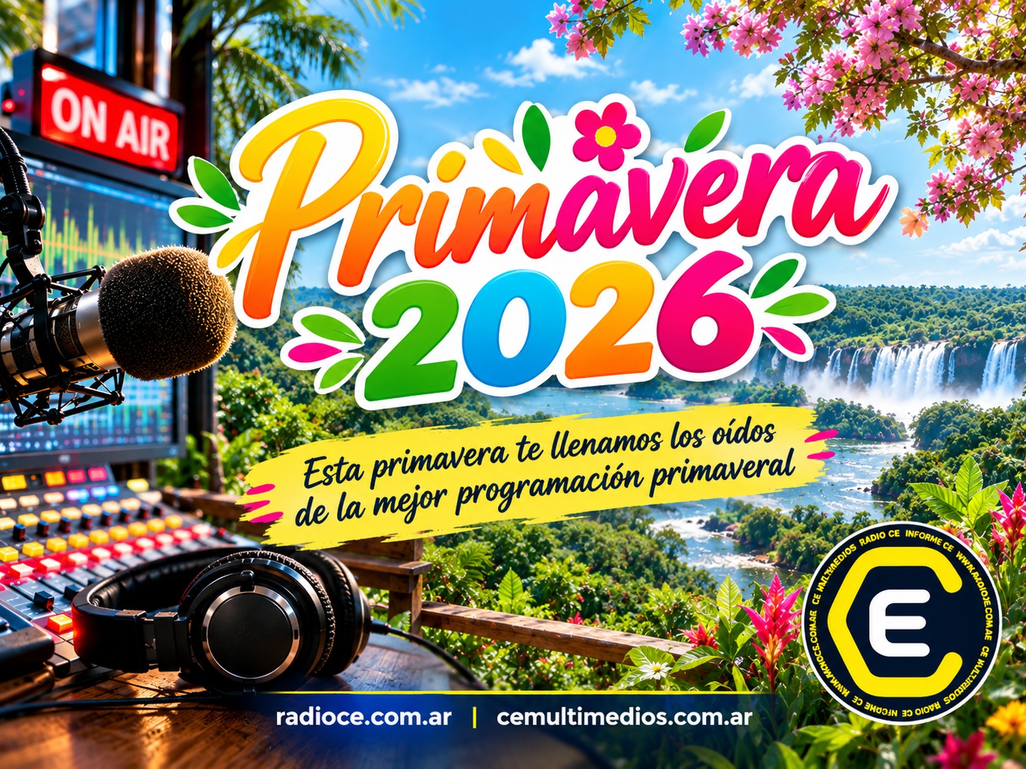 VIVÍLO a pleno......Ce Multimedios comparte la programación "PRIMAVERA 2026" de Radio Ce