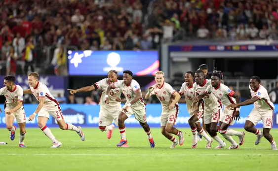 FÚTBOL – Copa América 2024: Canadá se impuso a Venezuela y será rival de Argentina en Semifinales