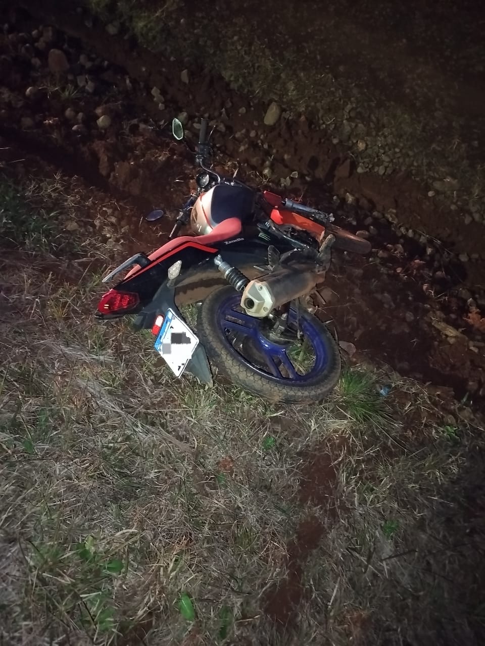 Misiones - San Vicente: Colisión entre dos motos en RN14, dejó como saldo 3 personas heridas, entre ellos una menor