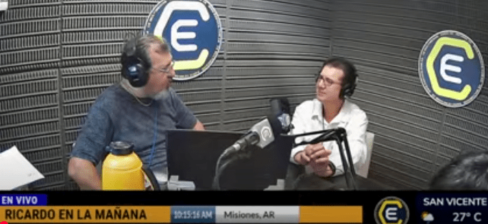 Ce Multimedios en un mano a mano con el intendente sanvicentino Fabián Rodríguez