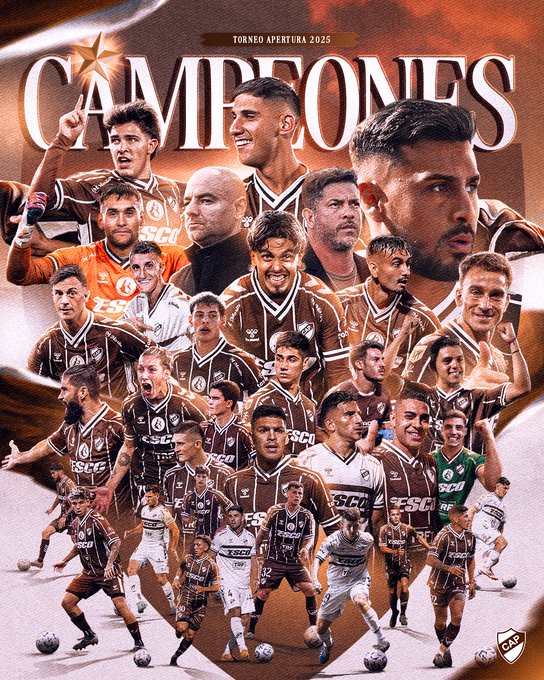 FÚTBOL - LPF: Platense le ganó a Huracán y obtuvo su primer gran título - Tabla de campeones
