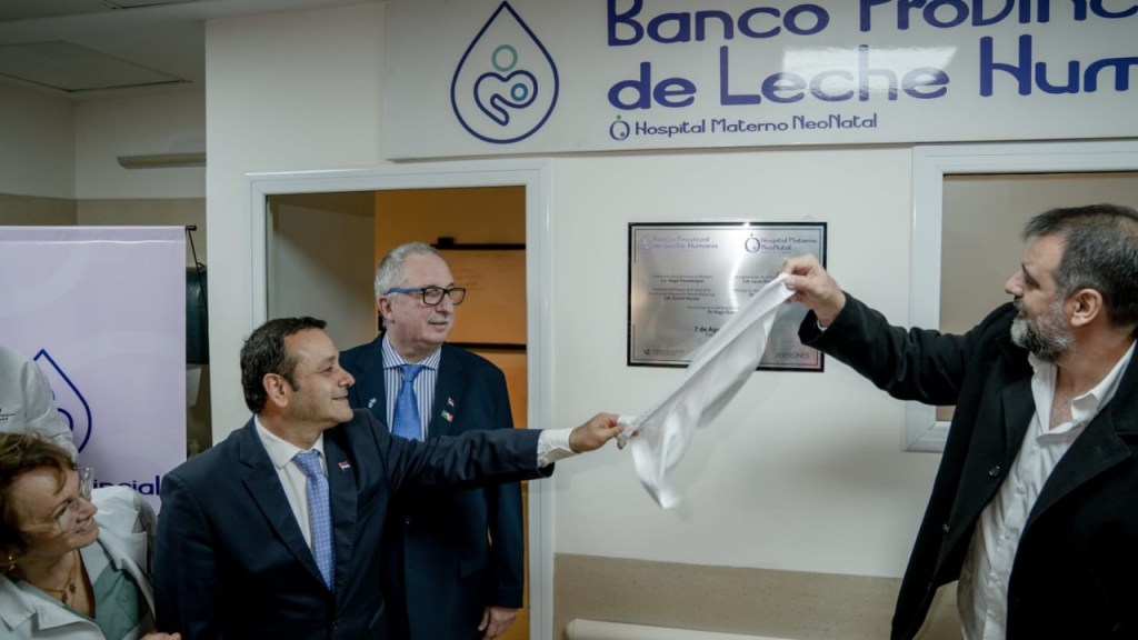 Misiones: Passalacqua inauguró el primer Banco de Leche Humana