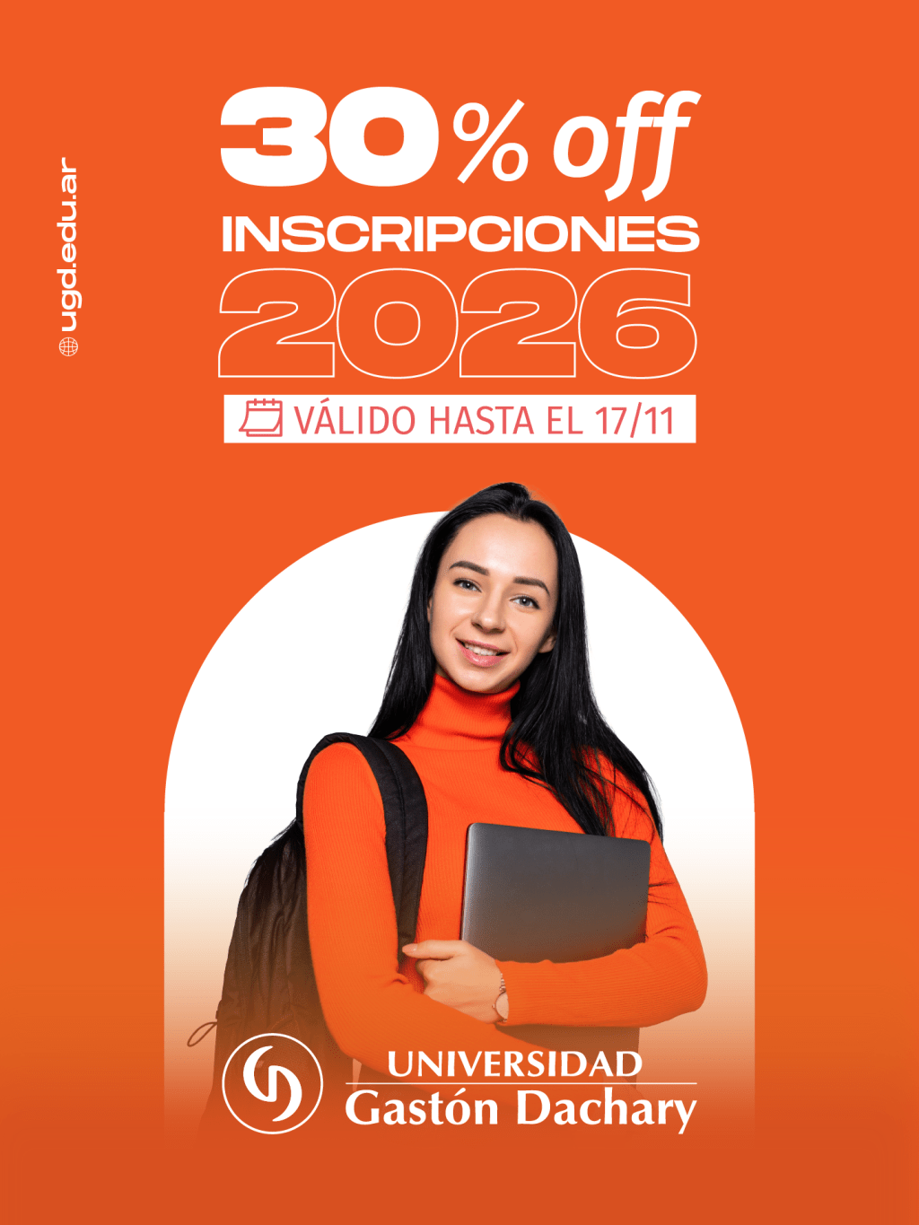Universidad Gastón Dachary: Gran promo para inscripciones 2026