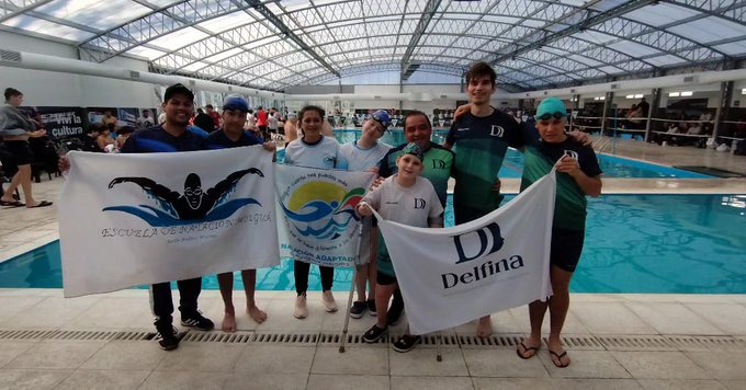 Liga de Natación Paralímpica: Misioneros de San Vicente, Oberá y Jardín América hicieron podio en la primera fecha
