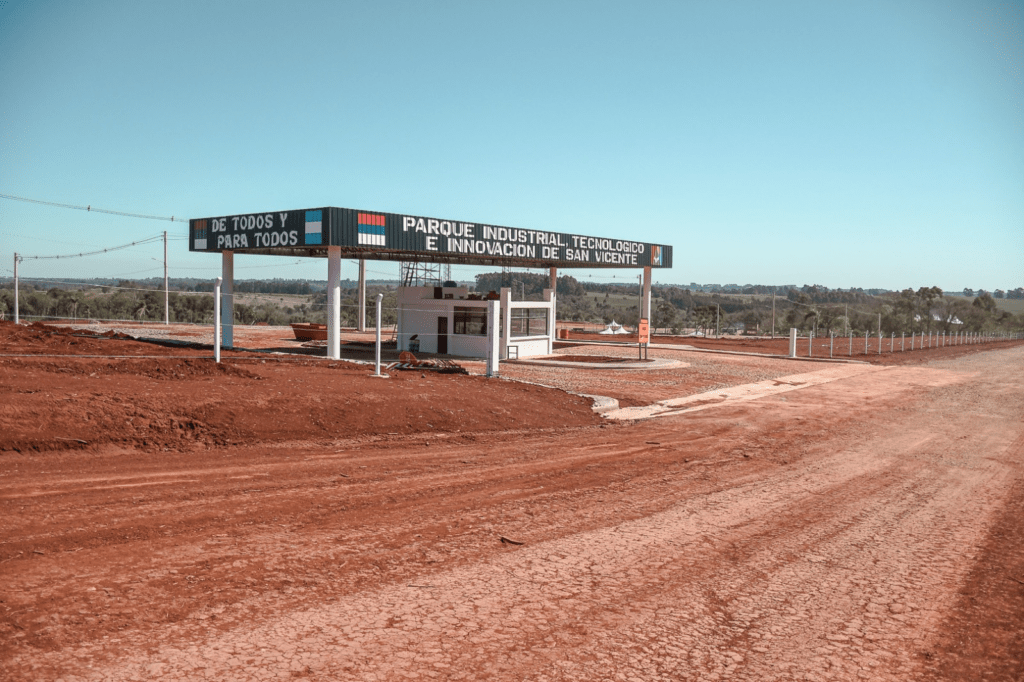 Misiones: San Vicente impulsa su desarrollo con obras en el Parque Industrial y Tecnológico