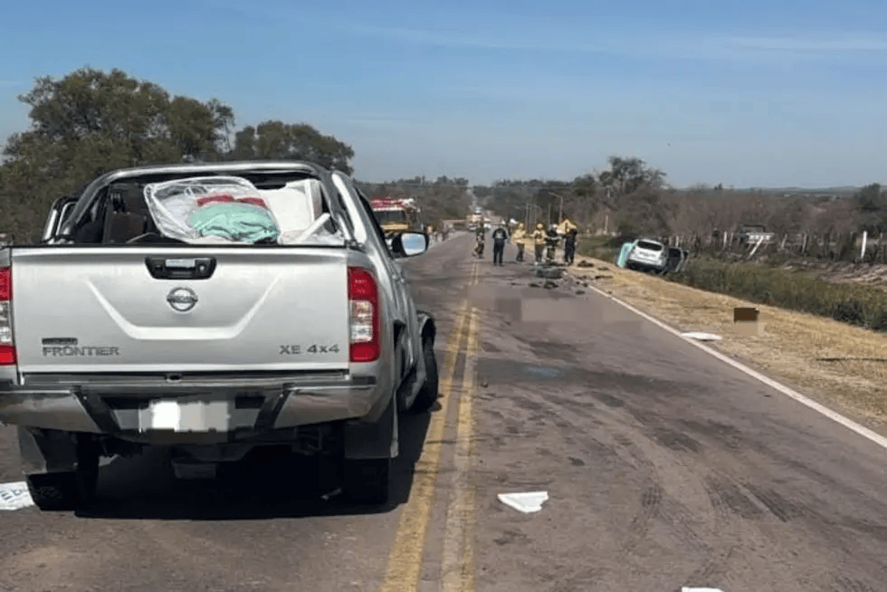 Tragedia. Dos muertos y cuatro heridos tras un choque frontal en una ruta de Córdoba
