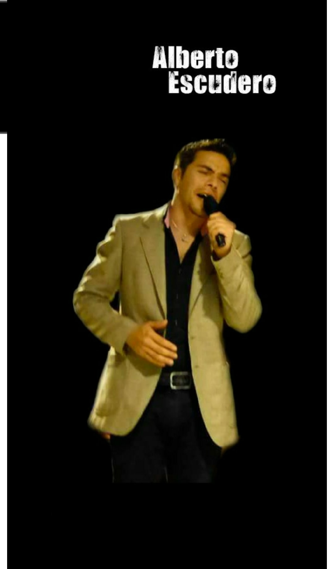 El cantante Alberto Escudero dialogo con Red de Noticias