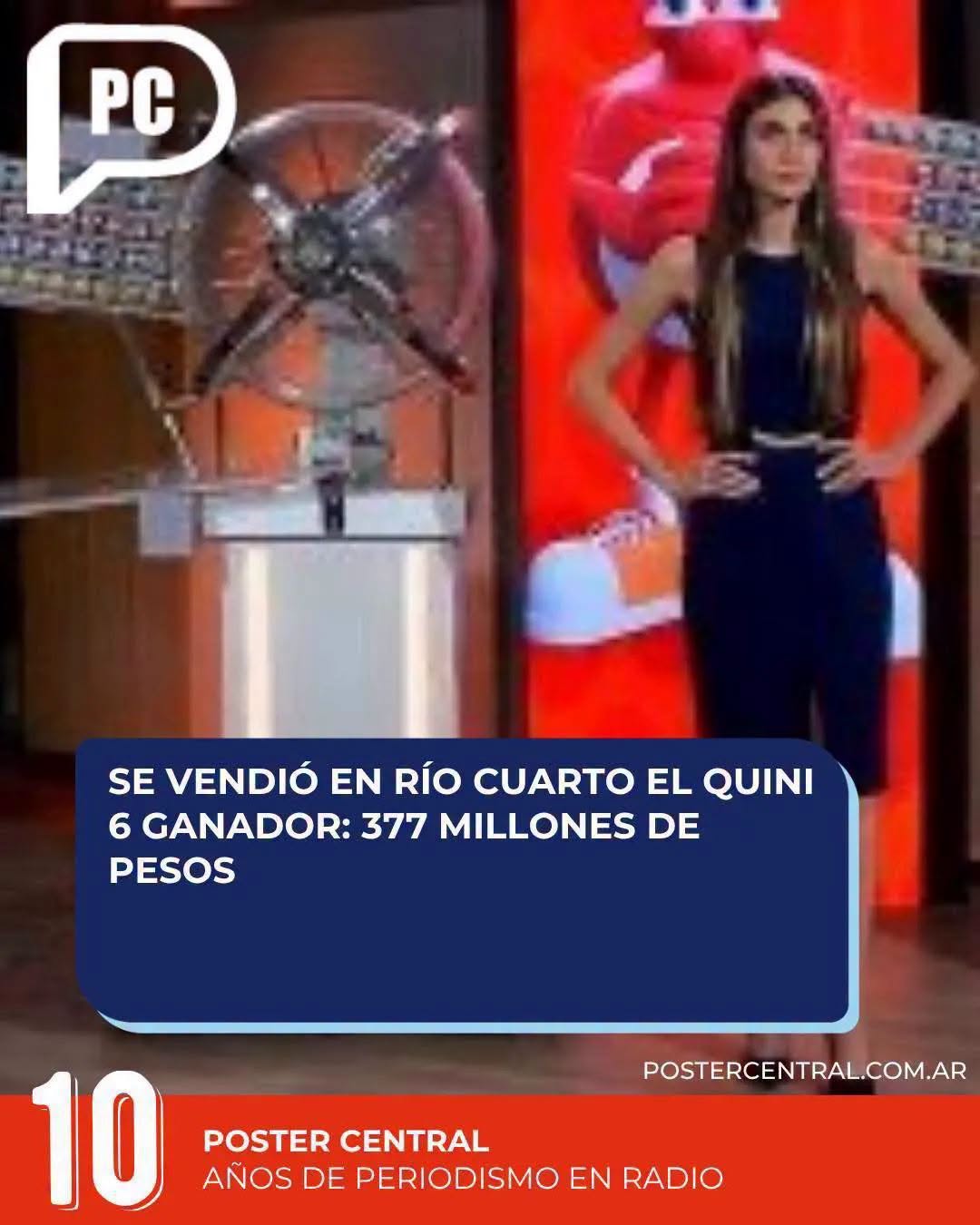 RIOCUARTENSE SE HIZO MILLONARIO