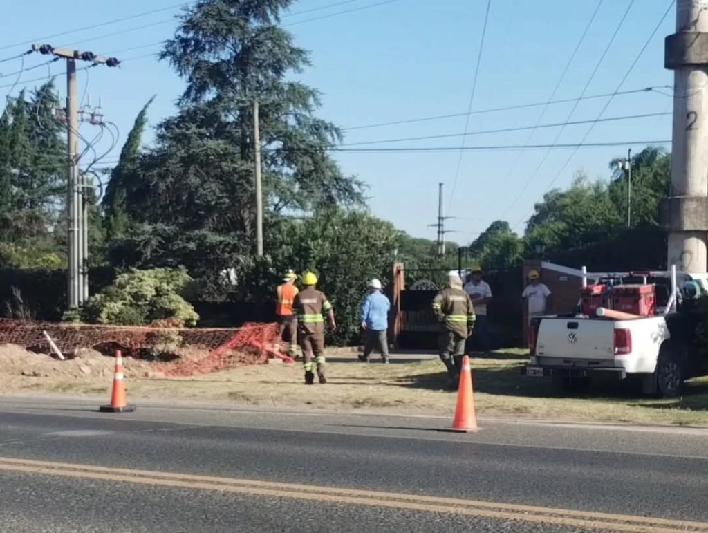 Murió un operario tras sufrir una descarga eléctrica en una obra sobre Ruta 158 en Las Higueras