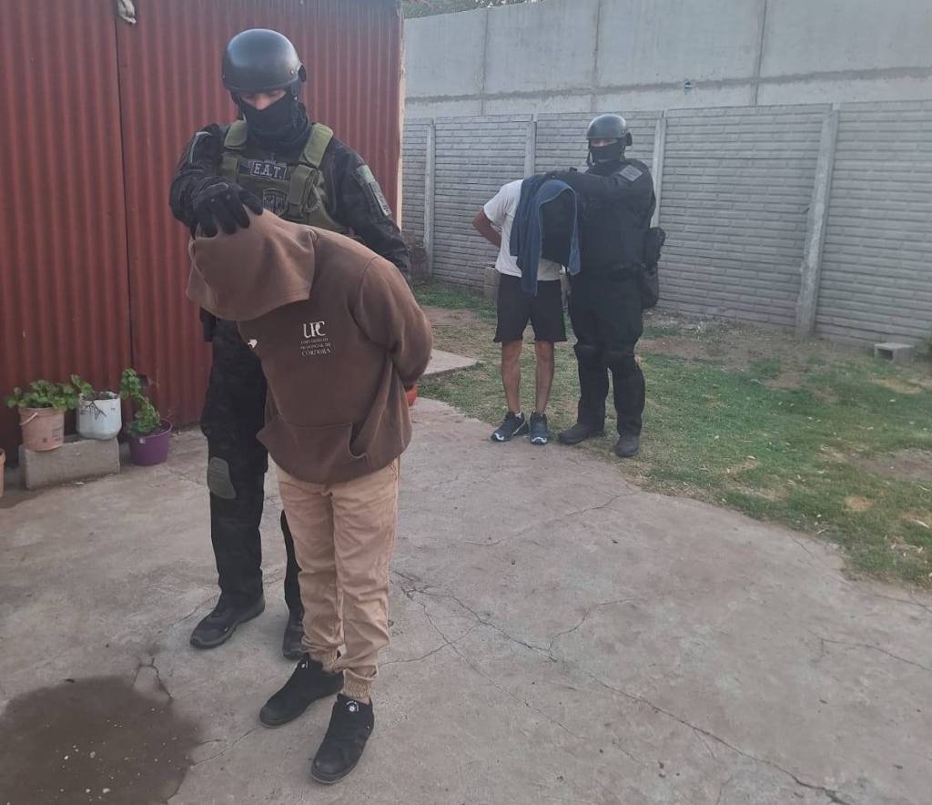 BANDA NARCO DESBARATADA POR VENTA DE COCAÍNA EN LABOULAYE. CUATRO DETENIDOS