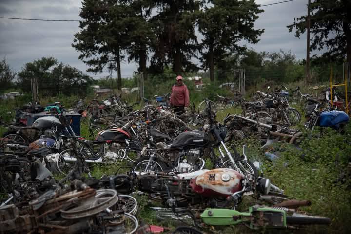 CONVIRTIERON EN CHATARRA A MIL MOTOS EN RIO CUARTO