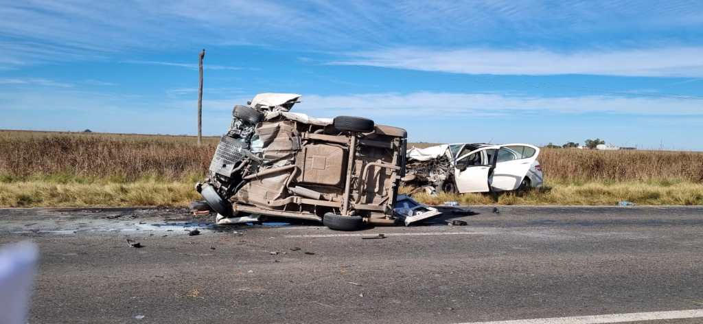 Comisionista riocuartense de 35 años murió en choque frontal pocos kilómetros al sur del cruce de Coronel Moldes