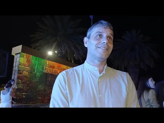 El intendente municipal estuvo presente en los festejos de los 123 años de villa huidobro