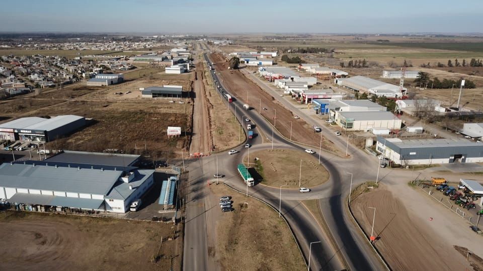Con tres frentes de obra, avanza la Circunvalación de Río Cuarto