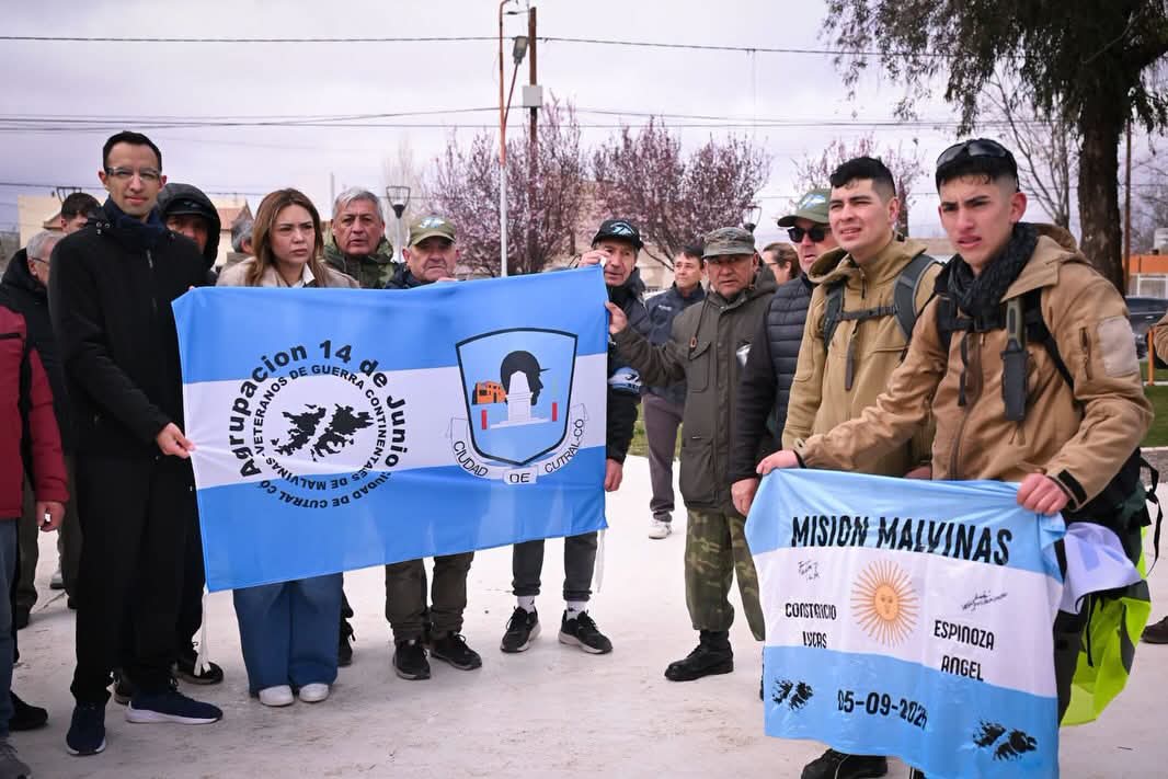 MISIÓN MALVINAS: DE ZAPALA A CUTRAL CO PARA HONRAR A NUESTROS HÉROES