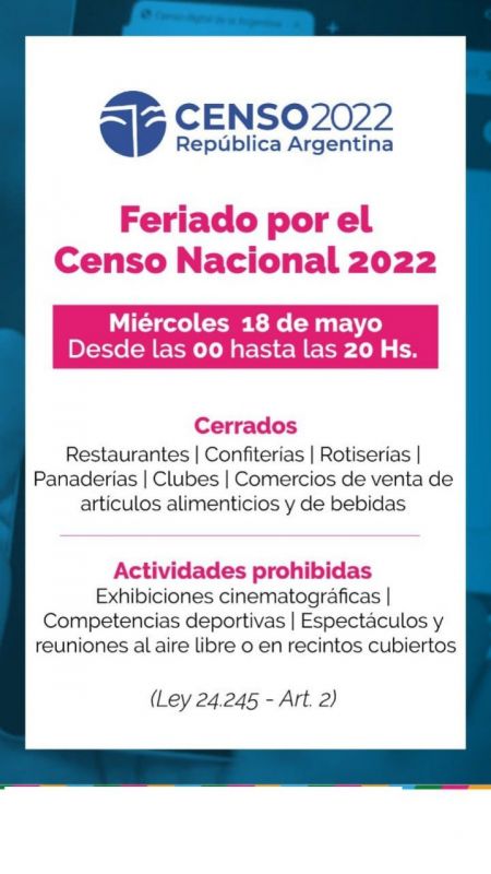 RESTRICCIONES DURANTE EL CENSO