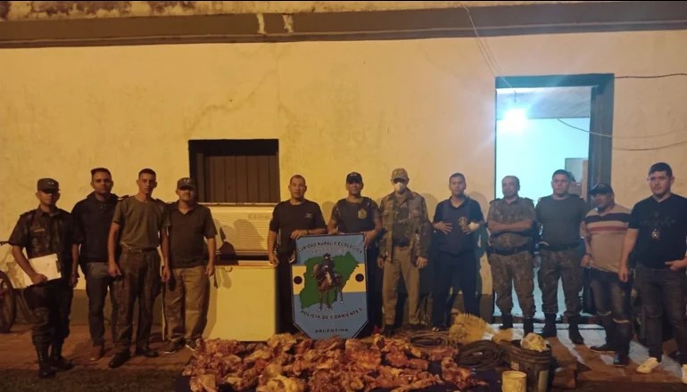 DESCUBREN UN LOCAL DE FAENA ILEGAL
