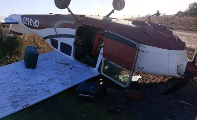 CAYÓ UN AVIÓN BOLIVIANO CON 300 KILOS DE COCAÍNA