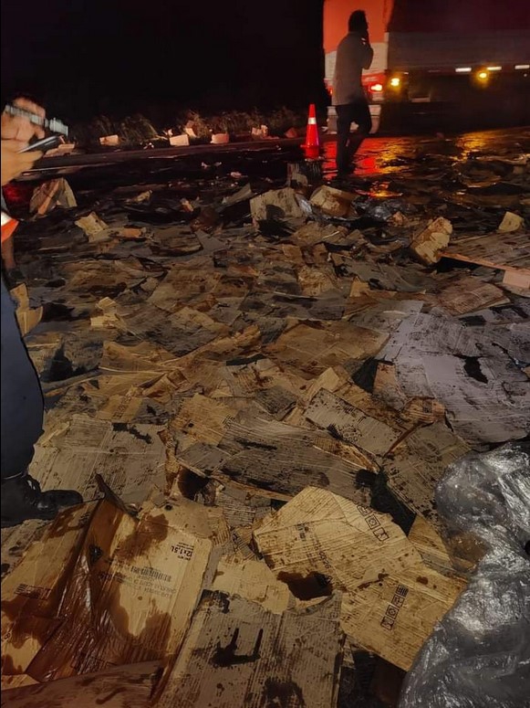 VOLCÓ UN CAMIÓN CERCA DE CURUZÚ CUATIÁ