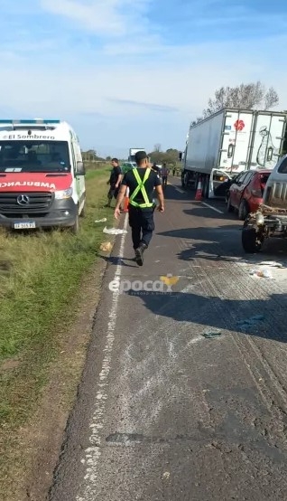 CHOQUE MÚLTIPLE SOBRE LA RUTA 12