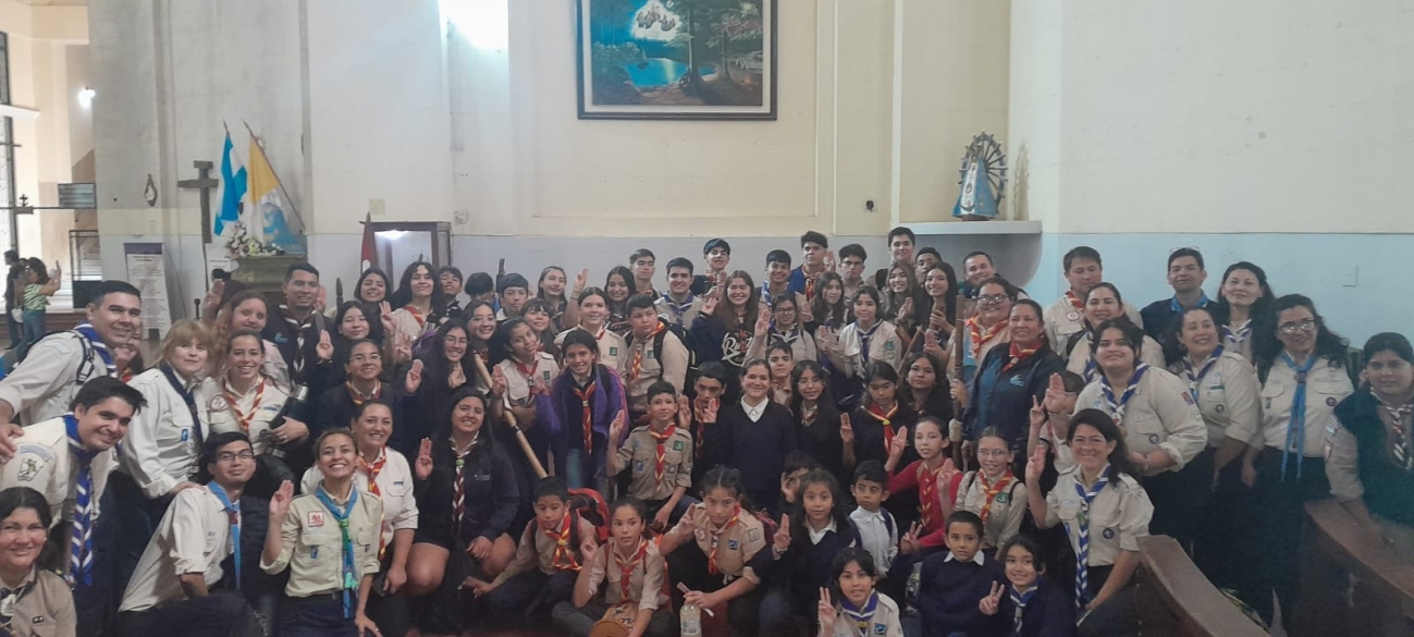 PEREGRINACIÓN SCOUT LLEGÓ A ITATÍ