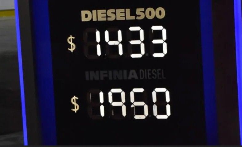 AUMENTÓ EL GAS OIL