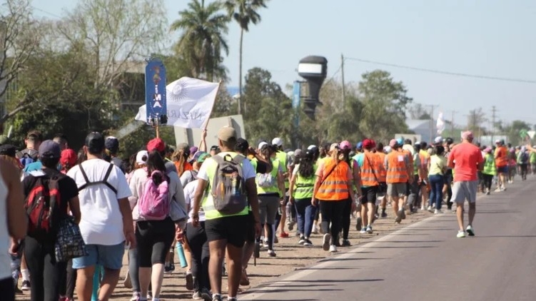 ARRIBÓ A ITATÍ LA 43° PEREGRINACIÓN JUVENIL
