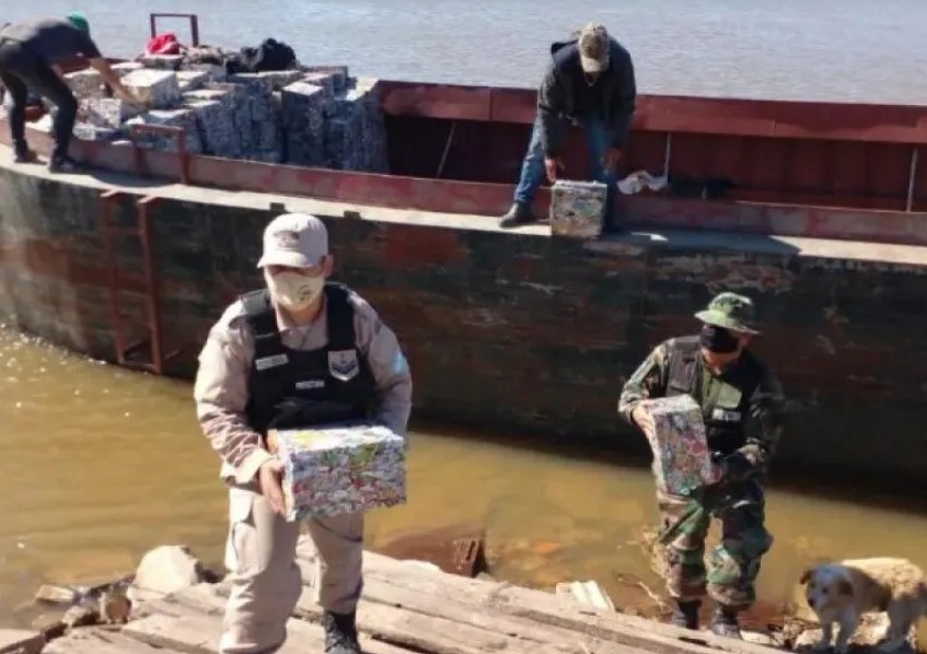 FRUSTRAN CONTRABANDO DE ALUMINIO A PARAGUAY