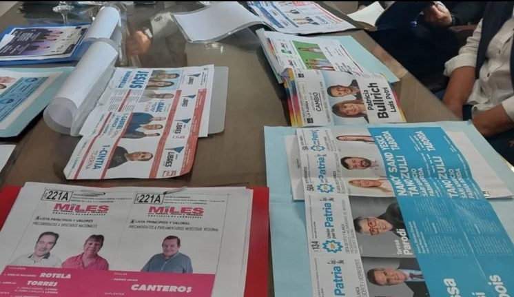 OFICIALIZARON LAS BOLETAS PARA LAS PASO