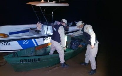 Embarcación con marihuana...Canoa, bah!