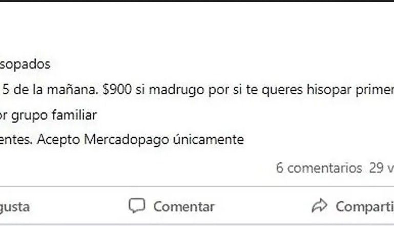 Hacen cola por dinero