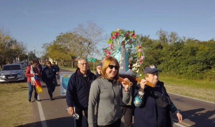 POLICÍAS FEDERALES PEREGRINARON A ITATÍ