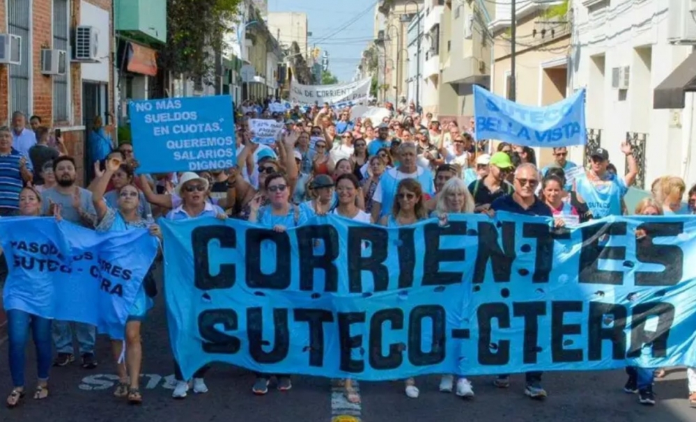 PARO DOCENTE: DESCONTARÁN LOS DÍAS NO TRABAJADOS