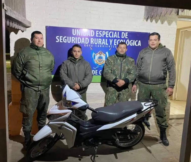 MOTO ROBADA EN EL BARRIO SAN JERÓNIMO APARECIÓ EN GOYA