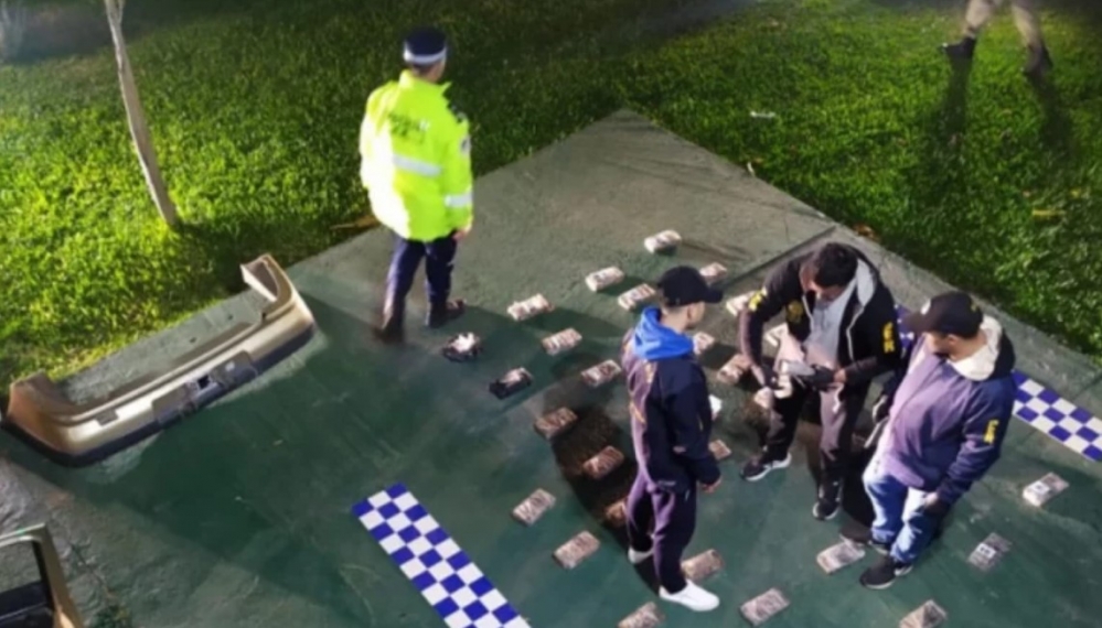 SECUESTRARON 36 KILOS DE COCAÍNA EN CORRIENTES
