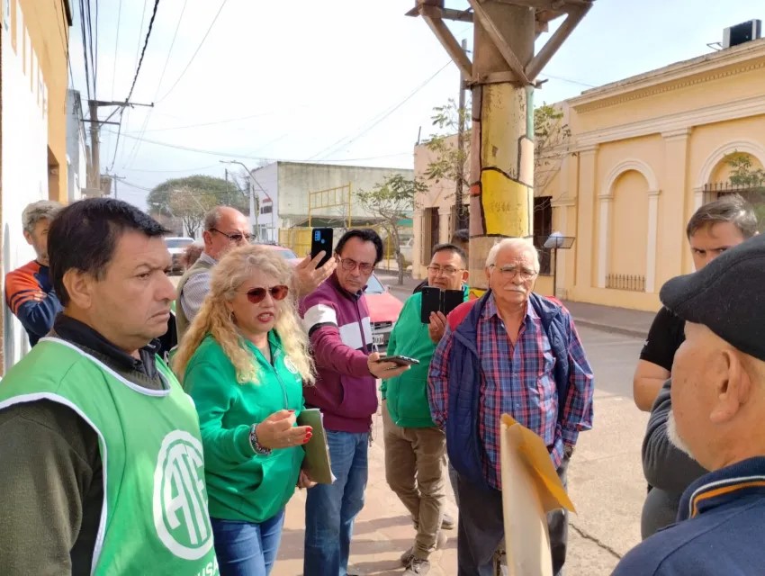 INTERVINIERON LAS SECCIONALES DE LA ATE EN GOYA Y MERCEDES