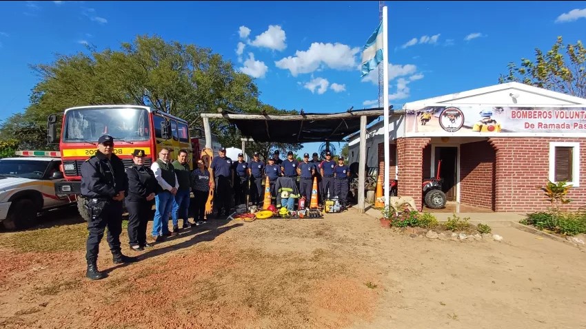 CONVOCAN A VOLUNTARIOS PARA INTEGRAR EL CUERPO DE BOMBEROS DE RAMADA PASO