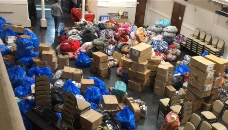 EL GOBIERNO NACIONAL ENVIÓ DONACIONES PARA LOS INUNDADOS