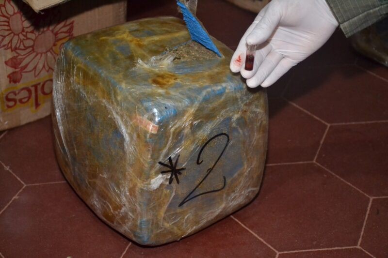 SECUESTRAN ENCOMIENDAS CON MARIHUANA EN SANTO TOMÉ
