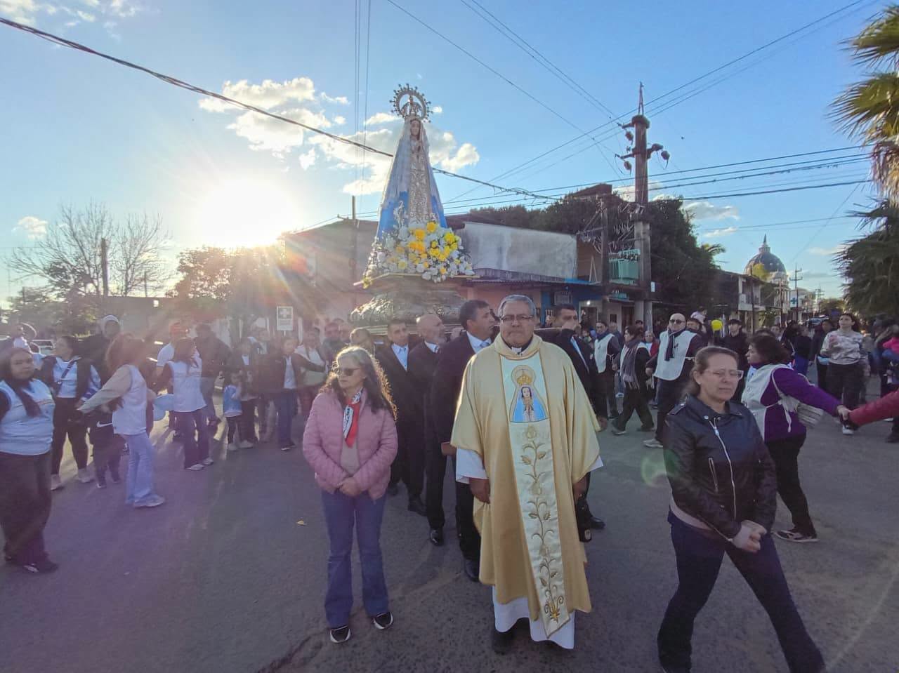 ARRIBÓ LA 92° PEREGRINACIÓN DE LA VIRGEN DEL ROSARIO A ITATÍ