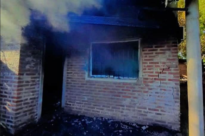 MURIÓ UNA MUJER EN EL INCENDIO DE SU VIVIENDA