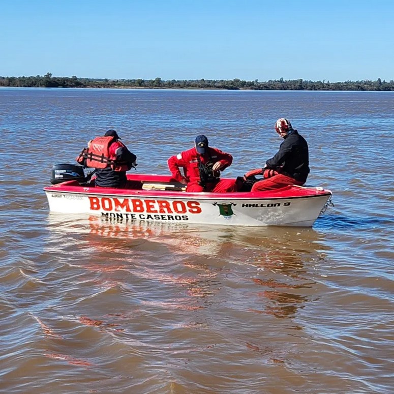 CONTINÚA LA BÚSQUEDA DE UN HOMBRE QUE CAYÓ A LAS AGUAS DEL RÍO URUGUAY CERCA DE MONTE CASEROS